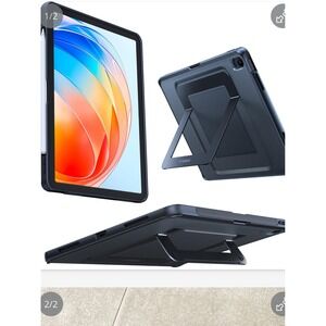 TORRAS for iPad Air 11 inch Case Black Stand Kickstand Protective Cover